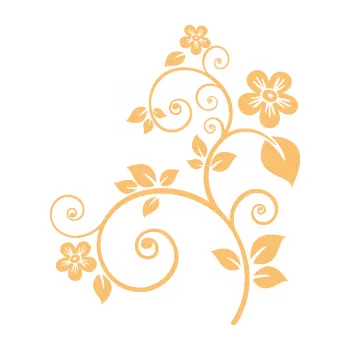 Samolepící dekorace Květina dekor 012 levá (08 - béžová) SAMOLEPKA NA AUTO, NÁLEPKA, FÓLIE, POLEP, TUNING, VLASTNÍ TEXT, TISK, AUTOSAMOLEPKY.cz, POLEPY, OBRÁZEK, LOGO, 3D STICKERS