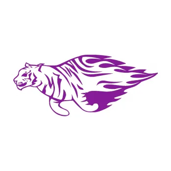 Samolepicí dekorace na vozidlo Animal flames 021 levá tygr (14 - fialová) SAMOLEPKA NA AUTO, NÁLEPKA, FÓLIE, POLEP, TUNING, VLASTNÍ TEXT, TISK, AUTOSAMOLEPKY.cz, POLEPY, OBRÁZEK, LOGO, 3D STICKERS