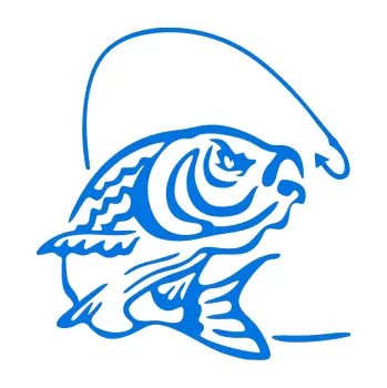 Polep vozidla SAMOLEPKA Ryba s návnadou 002 pravá (11 - modrá oceán) NA AUTO, NÁLEPKA, FÓLIE, POLEP, TUNING, VLASTNÍ TEXT, TISK, AUTOSAMOLEPKY.cz, POLEPY, OBRÁZEK, LOGO, SAMOLEPKY