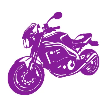 Polep vozidla SAMOLEPKA Motorka 055 levá (14 - fialová) NA AUTO, NÁLEPKA, FÓLIE, POLEP, TUNING, VLASTNÍ TEXT, TISK, AUTOSAMOLEPKY.cz, POLEPY, OBRÁZEK, LOGO, SAMOLEPKY