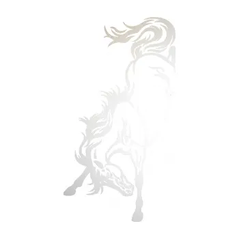 Samolepící dekorace SAMOLEPKA Kůň 053 levá výkop zadníma nohama (82 - odrazková reflexní bílá) NA AUTO, NÁLEPKA, FÓLIE, POLEP, TUNING, VLASTNÍ TEXT, TISK, AUTOSAMOLEPKY.cz, POLEPY, OBRÁZEK, LOGO, SAMOLEPKY