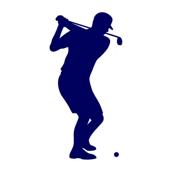 Polep vozidla SAMOLEPKA Golfista 008 pravá (23 - tmavě modrá) NA AUTO, NÁLEPKA, FÓLIE, POLEP, TUNING, VLASTNÍ TEXT, TISK, AUTOSAMOLEPKY.cz, POLEPY, OBRÁZEK, LOGO, SAMOLEPKY