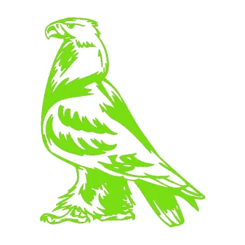 Samolepicí dekorace na vozidlo Predators 027 levá orel (04 - zelená kawasaki) SAMOLEPKA NA AUTO, NÁLEPKA, FÓLIE, POLEP, TUNING, VLASTNÍ TEXT, TISK, AUTOSAMOLEPKY.cz, POLEPY, OBRÁZEK, LOGO, 3D STICKERS