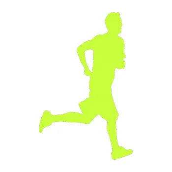 Polep vozidla Běžec 001 pravá (27 - limetová) SAMOLEPKA NA AUTO, NÁLEPKA, FÓLIE, POLEP, TUNING, VLASTNÍ TEXT, TISK, AUTOSAMOLEPKY.cz, POLEPY, OBRÁZEK, LOGO, 3D STICKERS