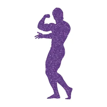 Polep vozidla SAMOLEPKA Kulturista 001 levá (87 - Ultra Metalic fialová) NA AUTO, NÁLEPKA, FÓLIE, POLEP, TUNING, VLASTNÍ TEXT, TISK, AUTOSAMOLEPKY.cz, POLEPY, OBRÁZEK, LOGO, SAMOLEPKY