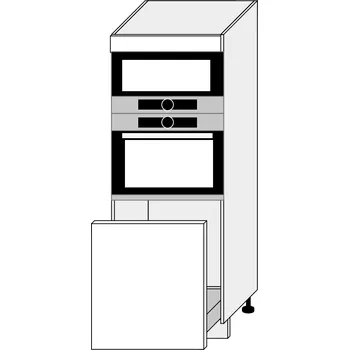 Kuchyňská skříňka Kuchyňská skříňka Platinum D5AA/60/154 spotřebičová HETTICH