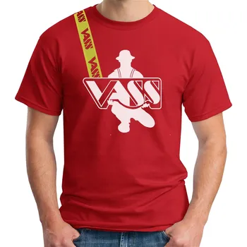 Rybářské oblečení VASS Rybářské trička s krátkým rukávem ČERVENÉ Velikost: XXL