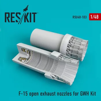 Plastikový model Reskit 1/48 F-15 open exhaust nozzles (GWH)