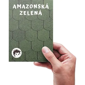 Dětský domeček IKO Střešní krytina ŠINDEL bobrovka Barva: amazonská zelená