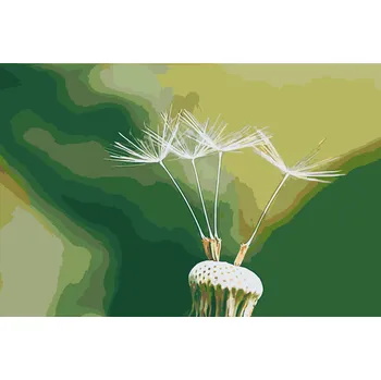 Malování podle čísel - Pampeliška Velikost: 40x60cm, Rámování: Pouze srolované plátno