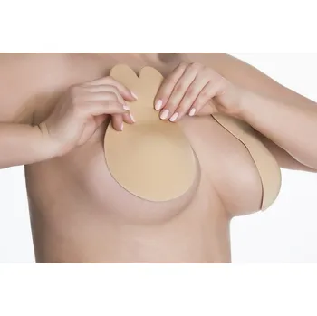 Ozdoba na bradavku Silikonové nálepky na bradavky PS-10 Rabbit - Julimex tělová A/B