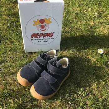 Dětská móda Nízké kožené barefoot boty Tony see M, Ricosta Pepino Velikost: 24