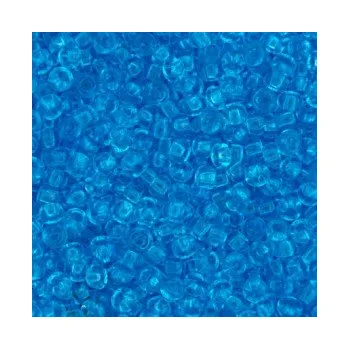 Dětské navlékací korálky Rokajl Preciosa 1. jakost 13/0 modrá průhledná č. 220