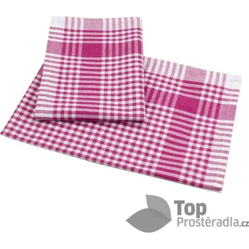 Utěrka Kuchyňská utěrka Klasik - Růžová