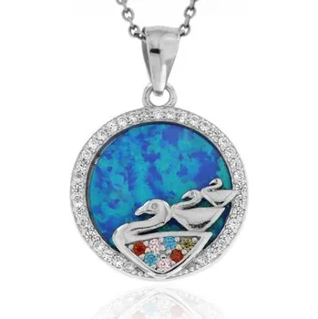 Přívěsek Zlatnictví U Kostela Stříbrný přívěsek labutě 4297 516172037