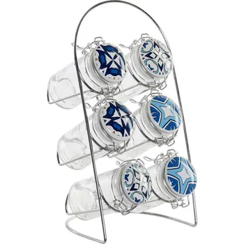 Kořenka Sada 6ks kořenek ve stojanu 14x12x24cm