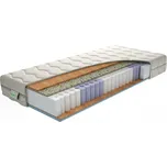 TEXPOL STELA HARD - tvrdší komfortní taštičková matrace s potahem Aloe Vera Silver 90 x 190 cm, snímatelný potah