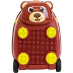 Dětský kufr se stavebnicí (medvídek-hnědá), PD Toys 1712, 46 x 33,5 x 30,5cm