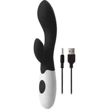 Vibrátor ERGONOMICKÝ VIBRÁTOR 30 PROGRAMŮ S KRÁLÍČKEM A NABÍJEČKA – 72843583