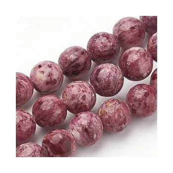 Korálek Rodonit červený 8mm (6ks)