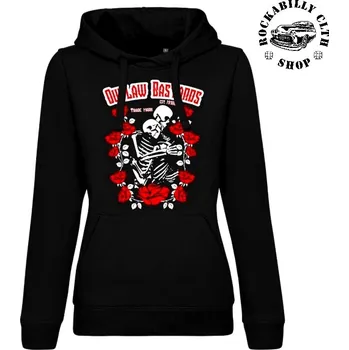 Dámská mikina Dámská mikina s kapucí Outlaw Bastards Forever Love - velikost L