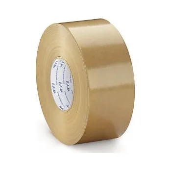 Lepicí páska Lepicí páska pro lepení za mokra 60mm, návin 200m, standardní 70g/m2, hnědá | RAJA - Balení po 12 ks