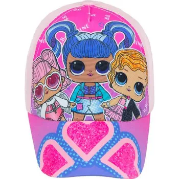 Kšiltovka UNITED Dětská kšiltovka L.O.L. Surprise růžová panenky Velikost: 54