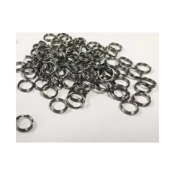 Korálek Spojovací kroužky dvojité gunmetal 6mm 100ks