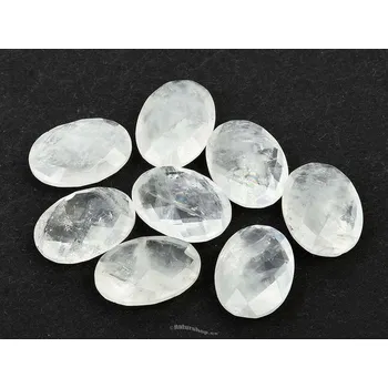 Přírodní kámen Křišťál ovál facet
