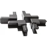 Gutta Aluline rohová spojka spojka pro napojení Aluline profilů černá