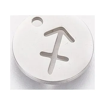 Přívěsek Přívěsek znamení zvěrokruhu - střelec 13x13mm chirurgická ocel