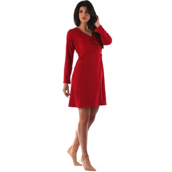 Dámský župan Dámský lehký župan Audrey 1464 3551 červený vel.M - Vestis