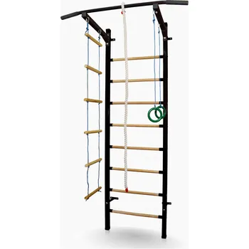 Žebřiny s příslušenstvím SPORTTEAM Child 230 x 66 cm, černé