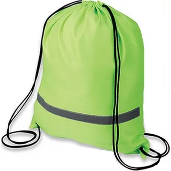 Cestovní taška T-class stahovací batoh zelený reflexní