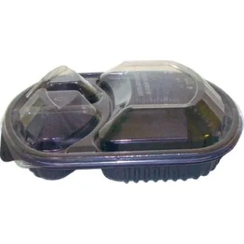 Jednorázové nádobí Víčko plastové na menu box 3-dílný/ 252ks