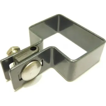 Příslušenství pro plot RETIC Koncová příchytka panelu na sloupek ZN+PVC 60x40x4 mm, antracitová