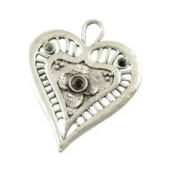 Přívěsek Přívěsek srdce 40x33mm