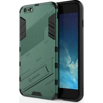Pouzdro na mobilní telefon Odolný ochranný kryt se stojánkem pro iPhone 6 Plus / 6S Plus - zelený