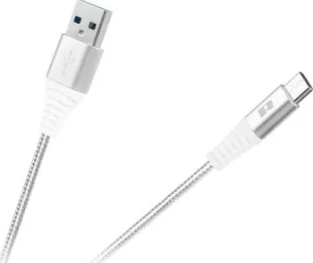 Datový kabel Rebel USB/USB-C 0,5 m bílý