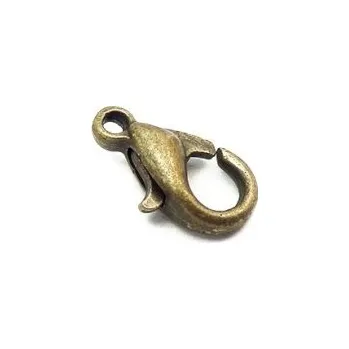 Karabinka starobronz 12mm (10ks)