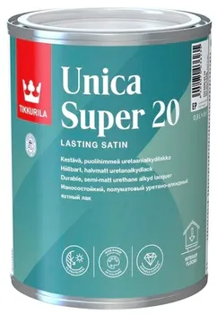 Lak na dřevo Tikkurila Unica Super 20 polomatný 900 ml