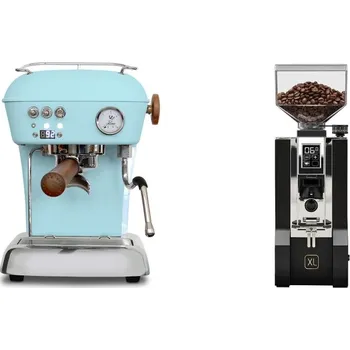 Kávovar Ascaso Dream PID, Kid Blue + Eureka Mignon XL, CR black