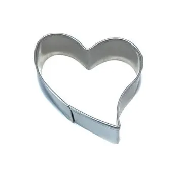 Vykrajovátko šikmé srdce 5 x 4 cm