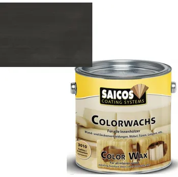 Olej na dřevo Saicos barevný vosk Klasik 0,75L 4019 ČERNÁ KRYCÍ