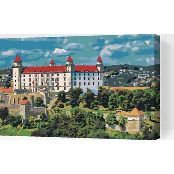 Malování podle čísel - Bratislava Velikost: 40x60cm, Rámování: Pouze srolované plátno