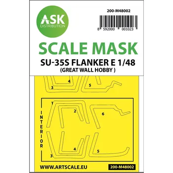 Plastikový model ASK 1/48 Su-35S Flanker E mask for Great Wall Hobby