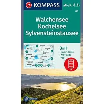KOMPASS Wanderkarte Walchensee, Kochelsee, Sylvensteinstausee 1:25 000 - KOMPASS-Karten GmbH