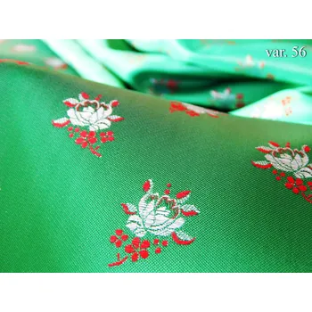 HEDVA ČESKÝ BROKÁT Ondrin 160 krojový brokát KVÍTEK zelená | 56