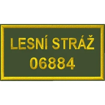 Nášivka Pelisport Nášivka Lesní stráž žlutá nit / podklad khaki