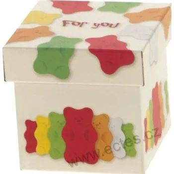 Dóza na potraviny GUMOVÍ MEDVÍDCI 3513 s nápisem "for you"